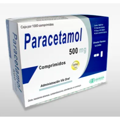 PARACETAMOL 500 MG CAJA X 500 COMPRIMIDOS - Ecofarma
